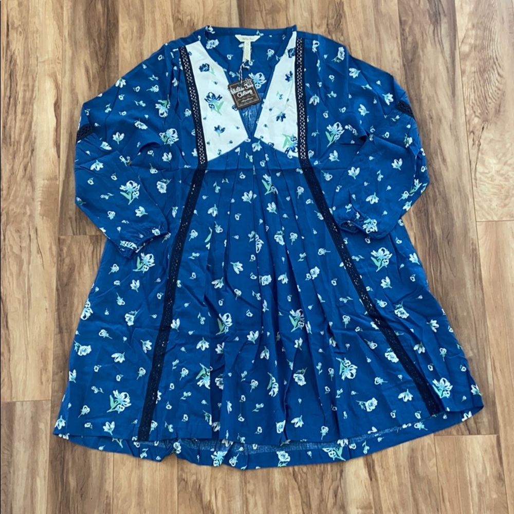 Matilda Jane Blue  floral print women’s dress - Picture 2 of 8
